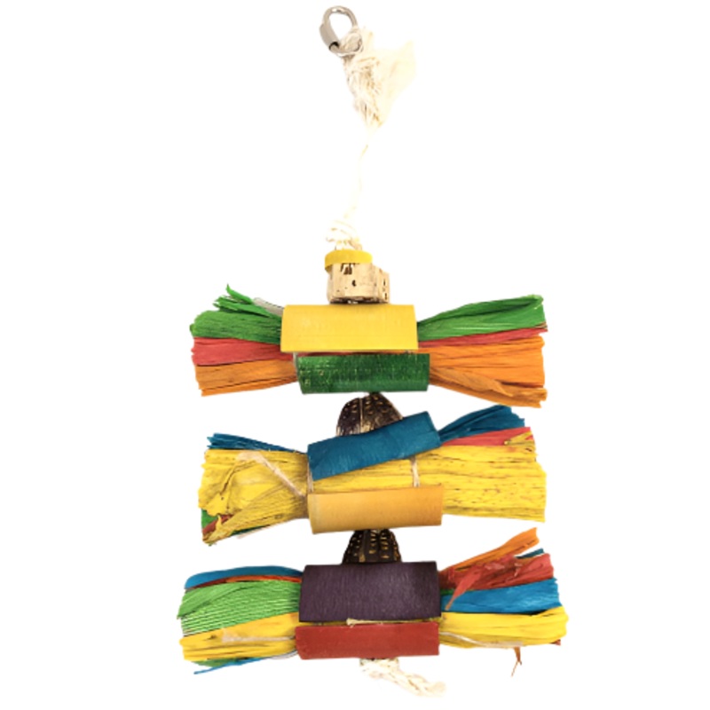 Tweeters Mahogany Pod Stacker Bird Toy