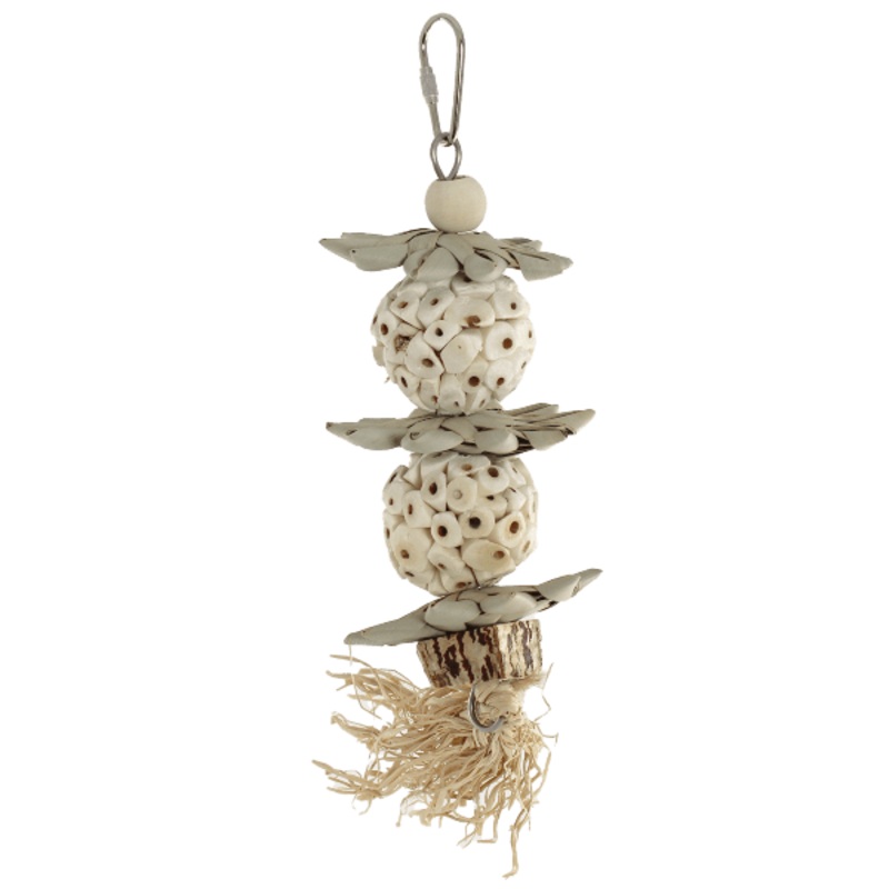 Verdant Palm Star Balls Bird Toy