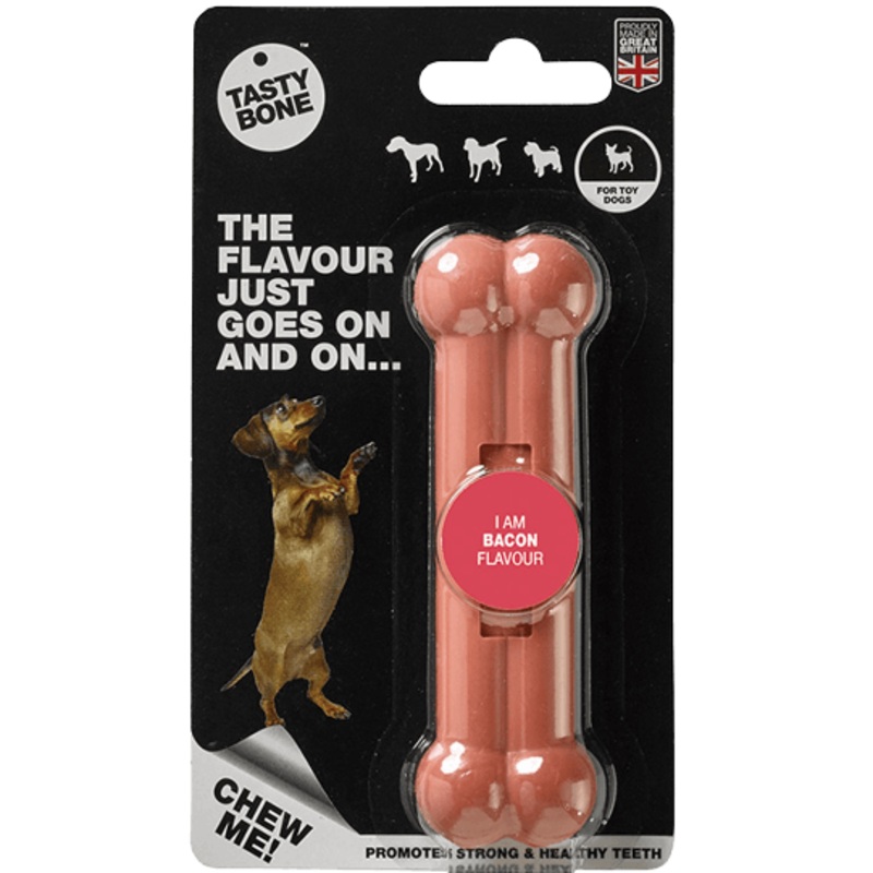 TastyBone Bacon Flavour Nylon Bone for Dogs