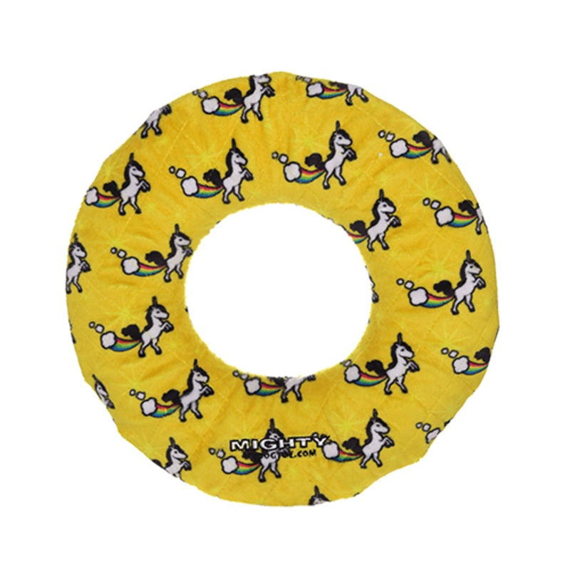 Tuffy Mighty Ring Unicorn Dog Toy