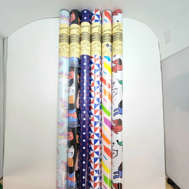 WRAP ROLL PAPER Youth Asst 12.50Sqft
