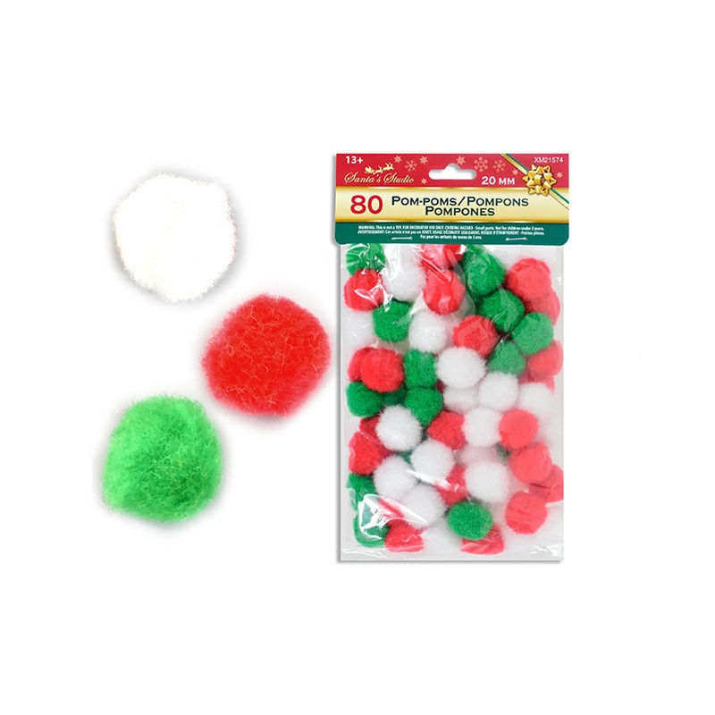 Xmas Pom Pom Assortments