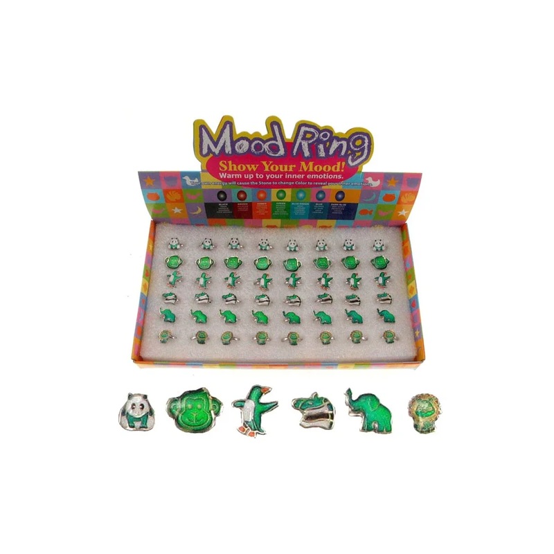 Zoo Animal Mood Rings