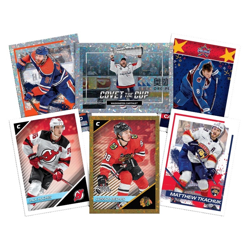 TOPPS NHL STICKER COMBO GRAVITY FEED 24/25