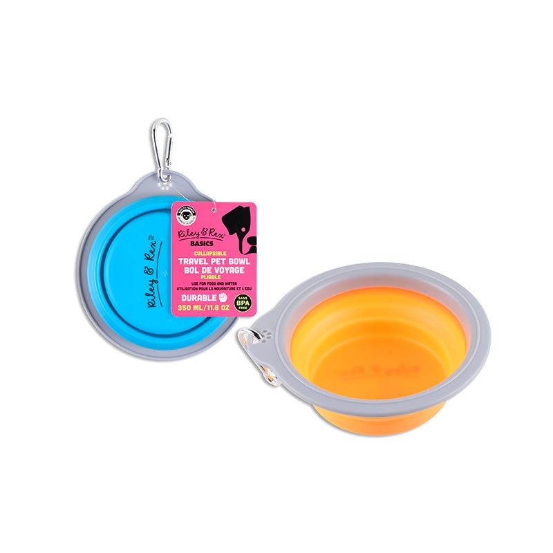 TPE Collapsible Travel Pet Bowl (350ml)