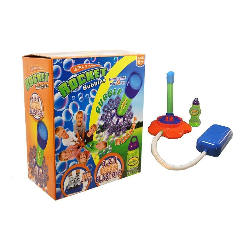 Ultra Stomp Rocket Blast Off Bubble Play Set