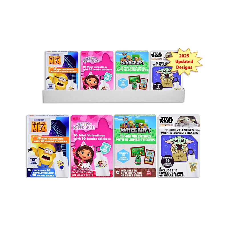 Valentine Licensed Giant Sticker Assortment