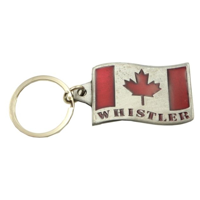 Whistler Flag Keytag (Whistler Logo)