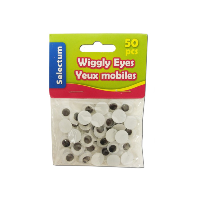 WIGGLY EYES, BLACK & WHITE