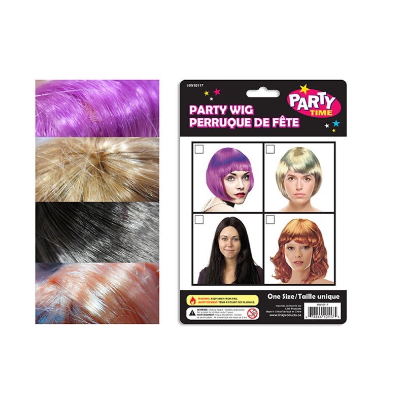 Women Halloween Party Wigs 4 Asst.Styles