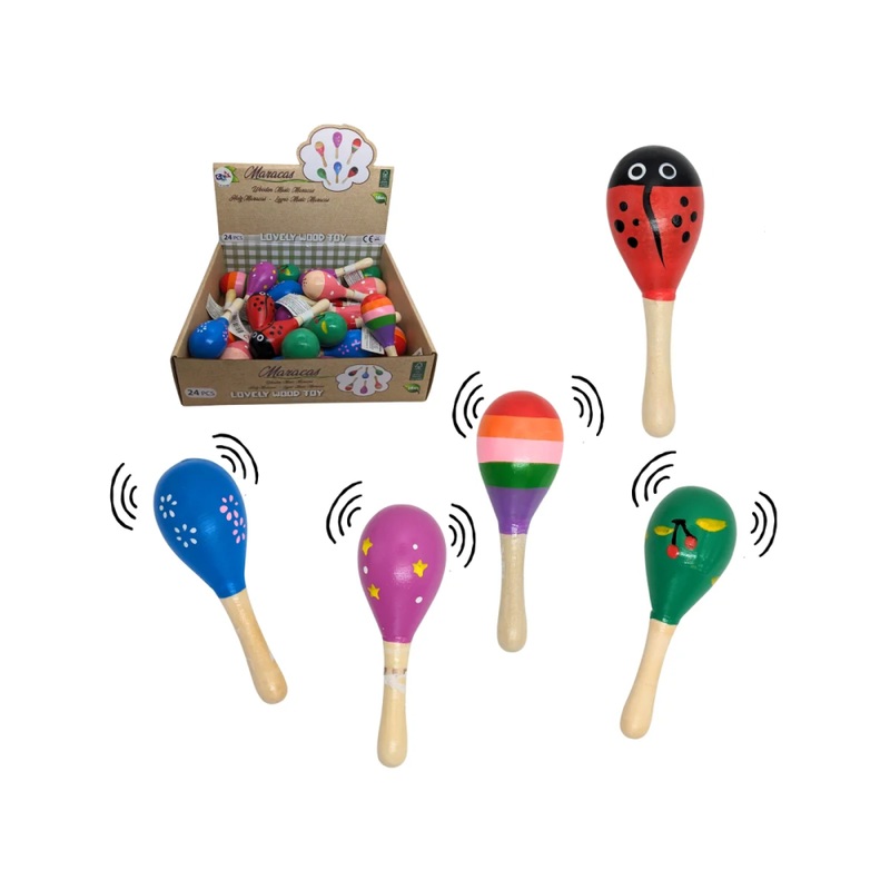 Wooden Maracas