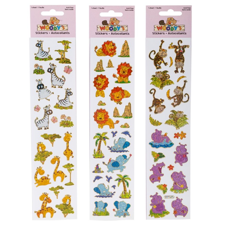 Woody's Stickers, Animals