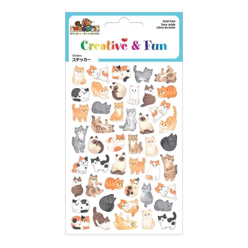 Woody's Stickers, Cats