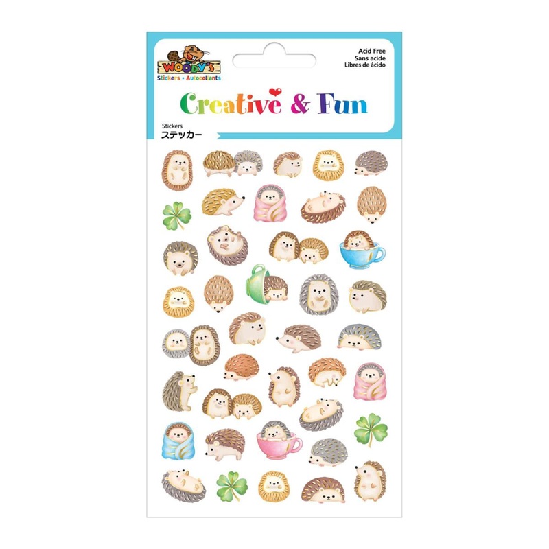 Woody's Stickers, Hedgehogs