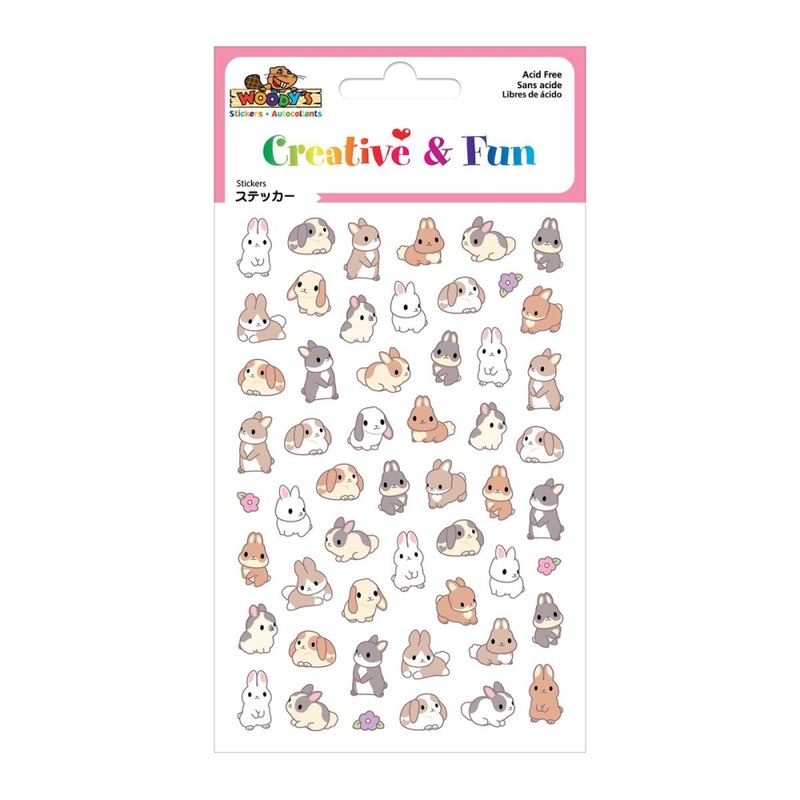 Woody's Stickers, Little Bunnies