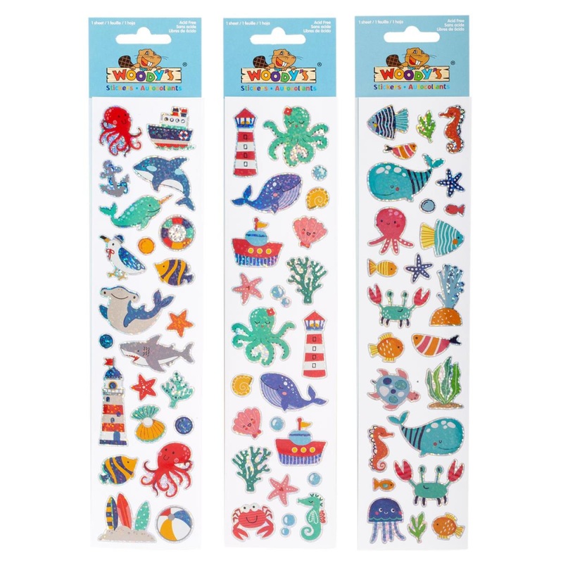 Woody's Stickers, Ocean Fun