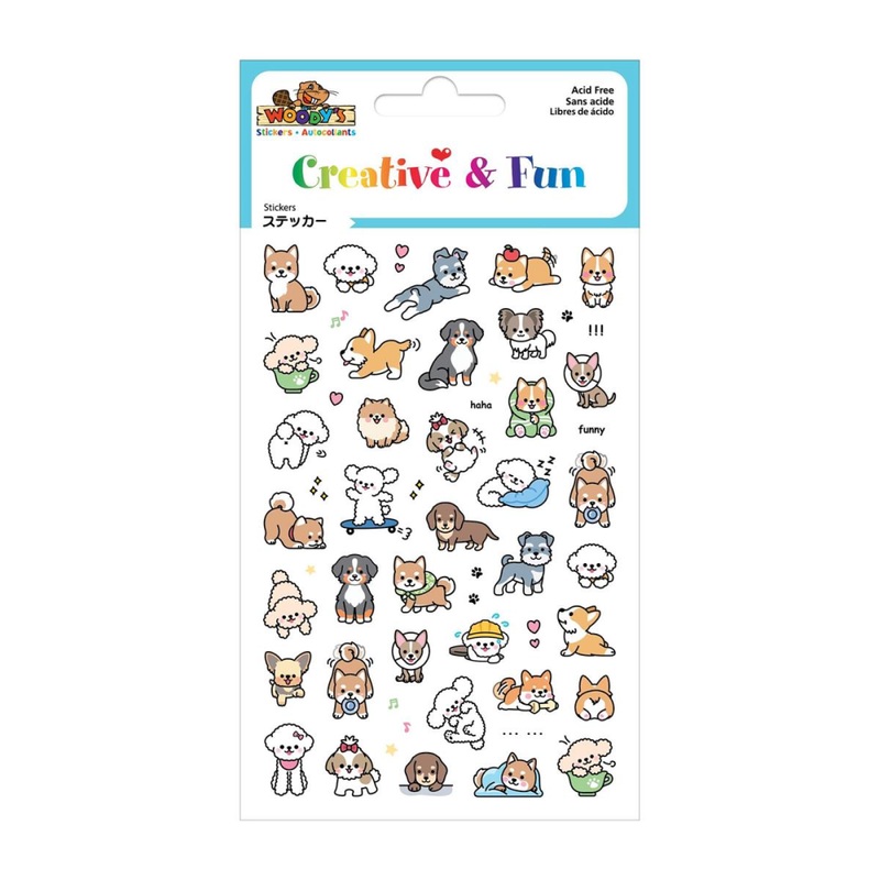 Woody's Stickers, Puppies