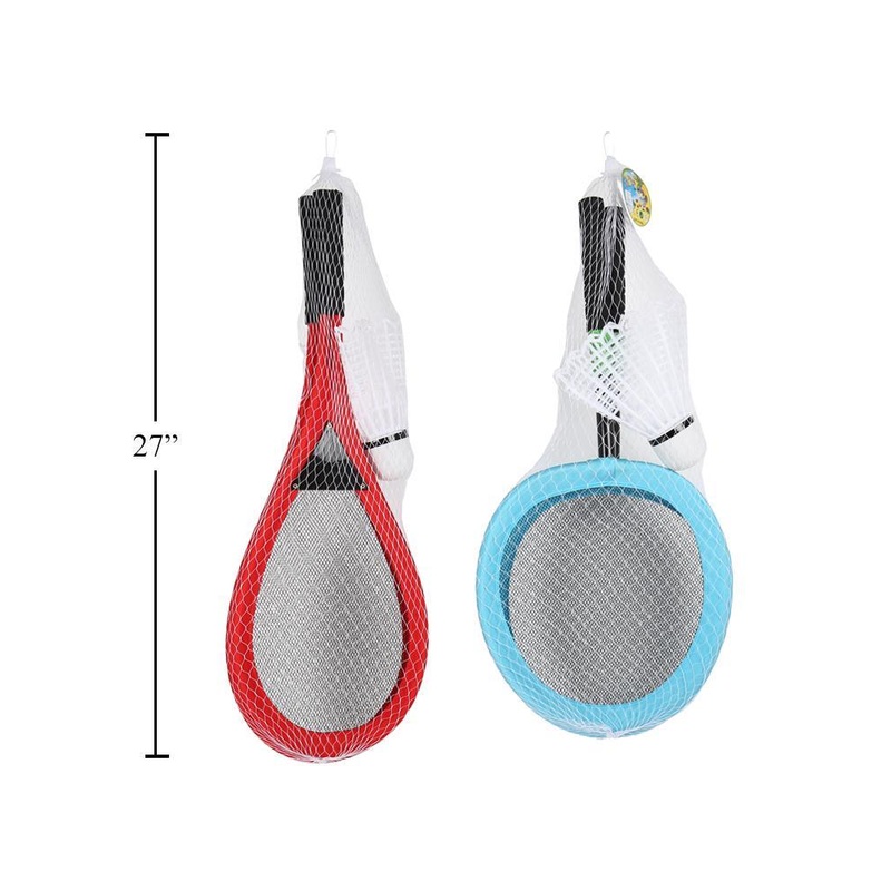 Summer Zone Oversize Badminton Racket Set in Net Bag, 2asst.