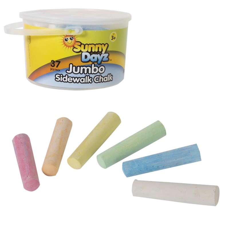 Sunny Dayz 37ct. Jumbo Sidewalk ChalkBucket