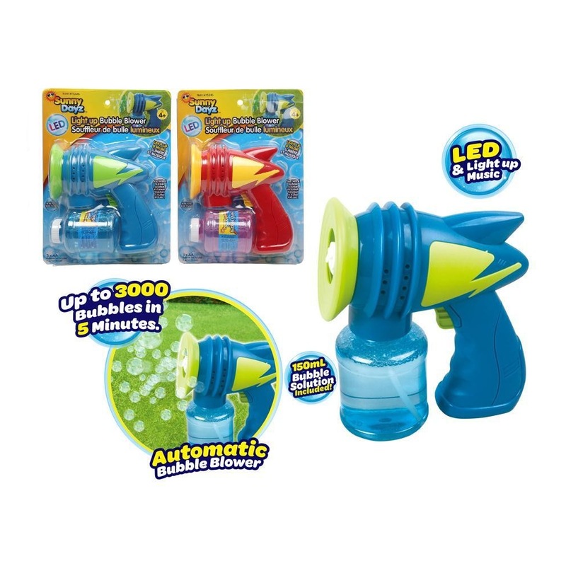 Sunny Dayz BO LED Automatic Bubble Blaster with 5oz. Bubbles