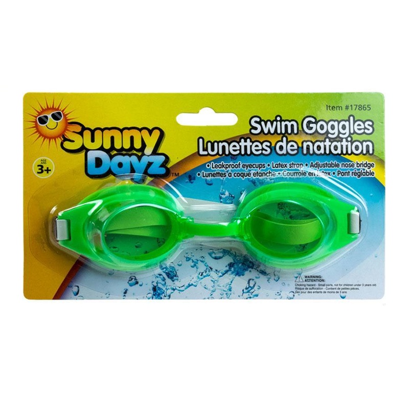 Sunny Dayz Neon Swim Goggles