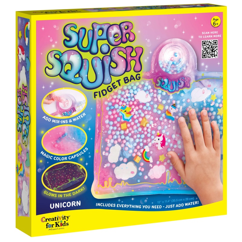 Super Squish Fidget Bag- Unicorn