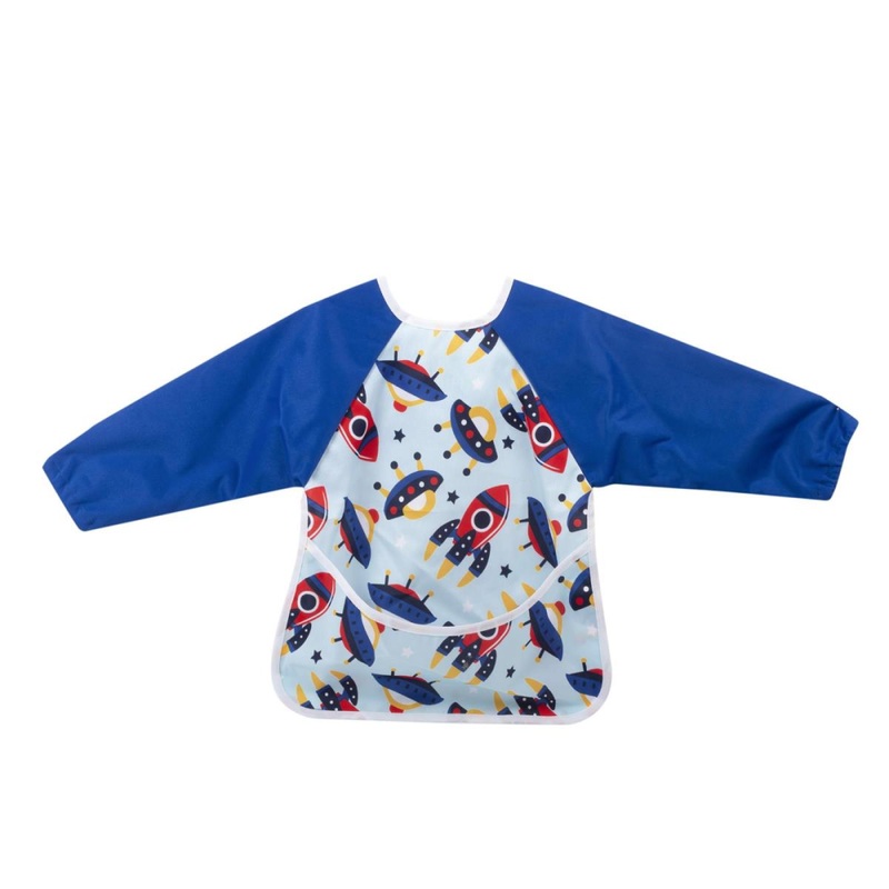 Tootsie Baby, Blue Bib w Sleeves