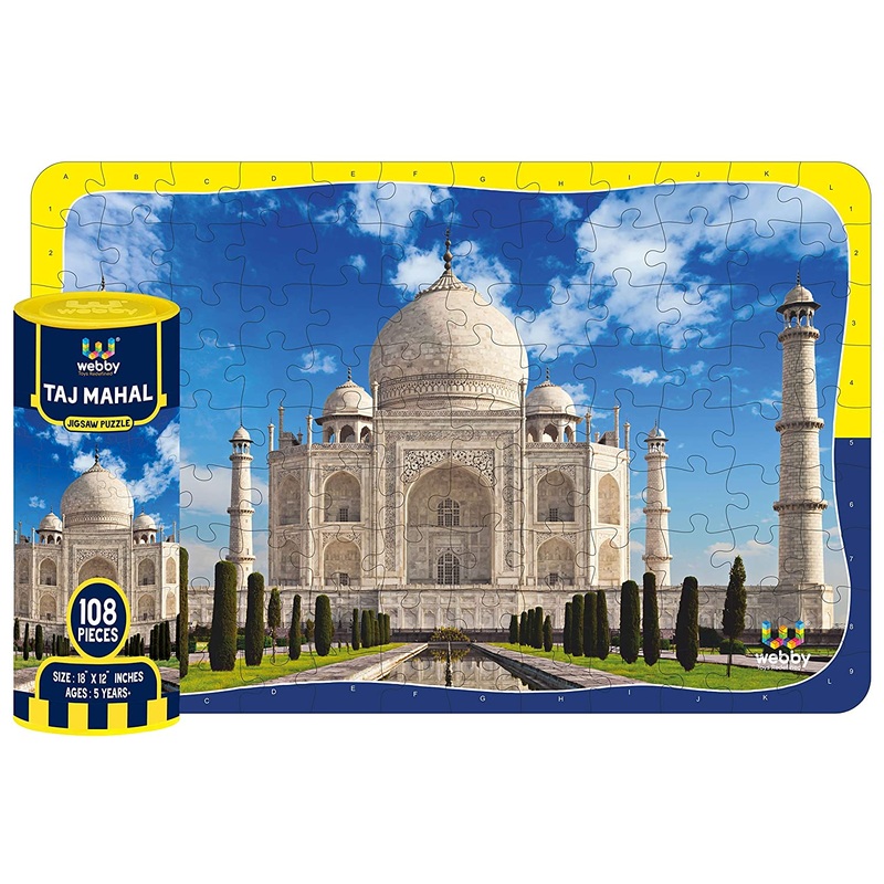 Webby Taj Mahal Jigsaw Puzzle, 108 Pieces