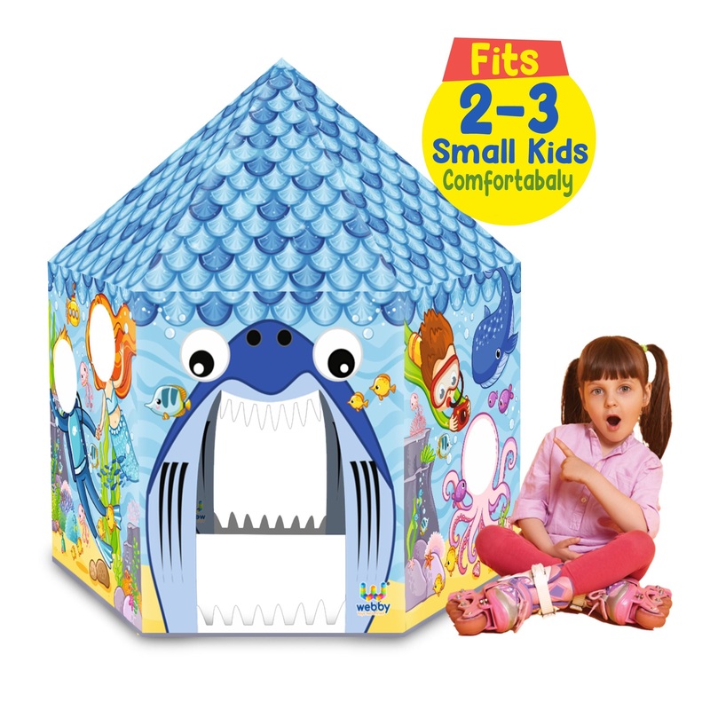 Webby Underwater Theme Photobooth Playhouse Tent - Multicolor