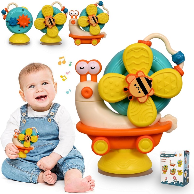 Webby Windmill Snail Toy for Newborn and Toddlers