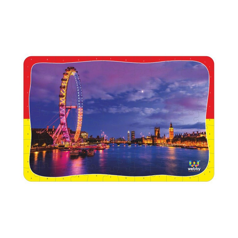 Webby London Eye Jigsaw Puzzle, 108 Pieces