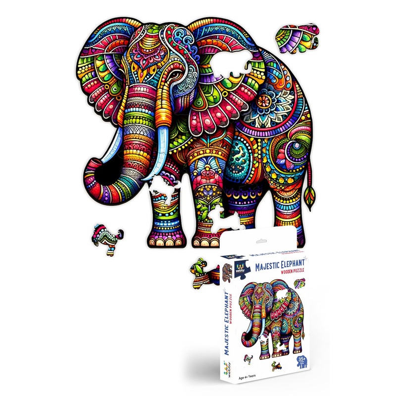 Webby Majestic Elephant Jigsaw Puzzle