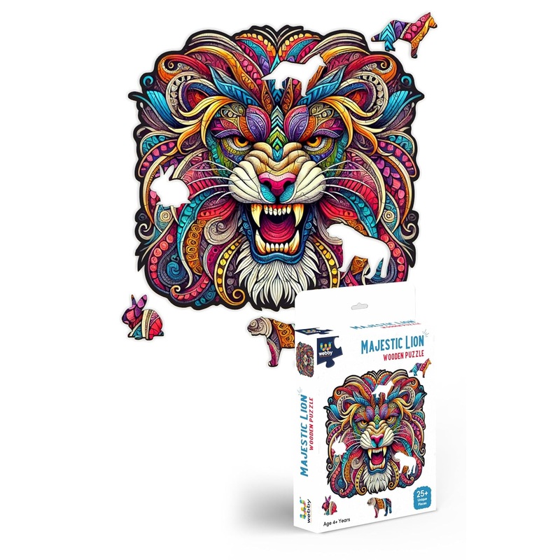 Webby Majestic Lion Jigsaw Puzzle