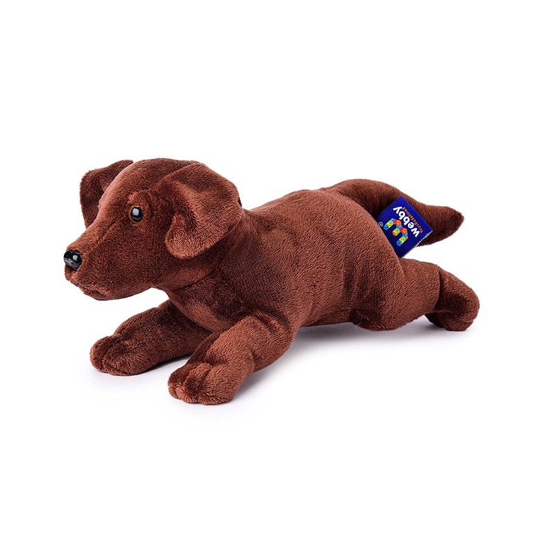 Webby Soft Animal Plush Labrador Dog 20 cm