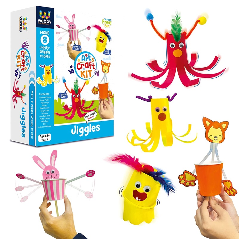 Webby DIY Art and Craft Jiggles Activity Kit