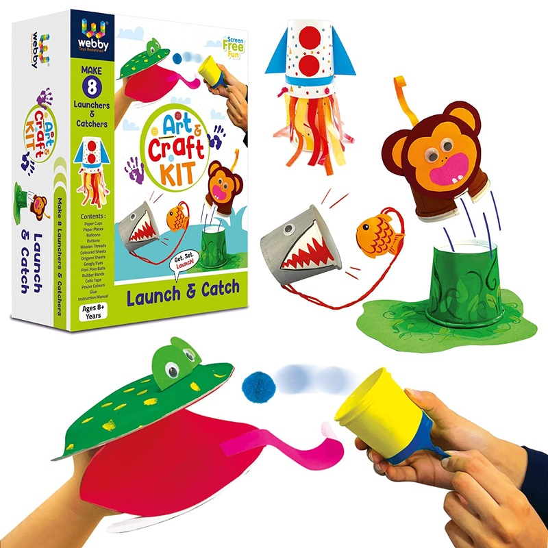 Webby DIY Art and Craft Launch and Catch Activity Kit