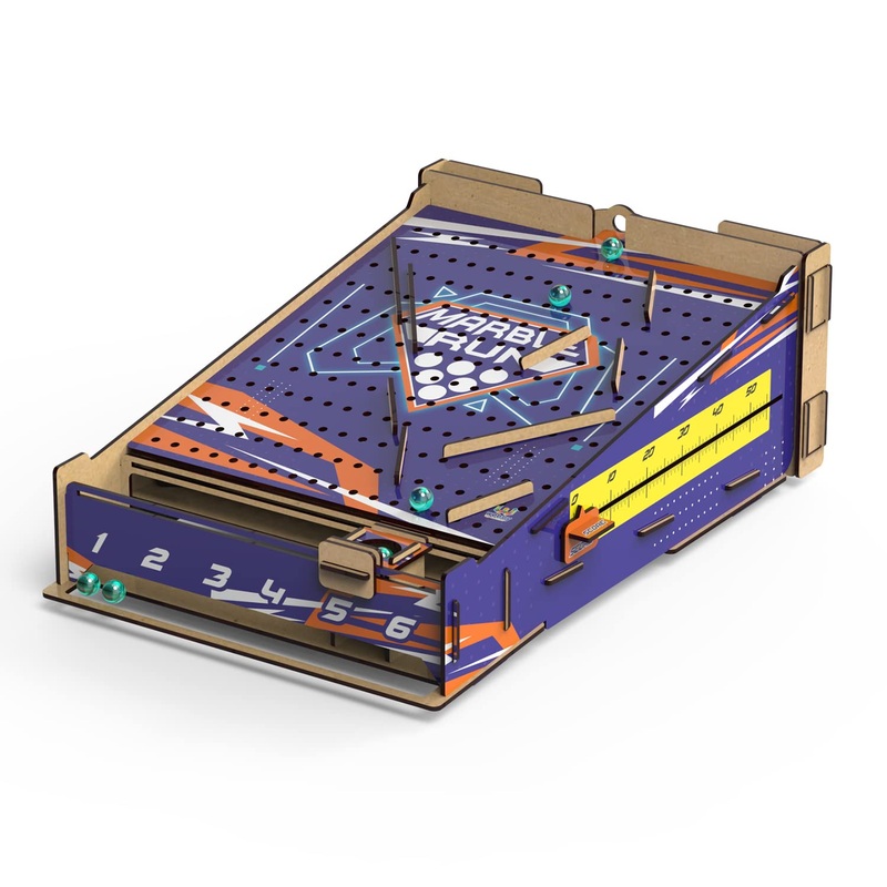 Webby DIY Wooden Marble Run Game