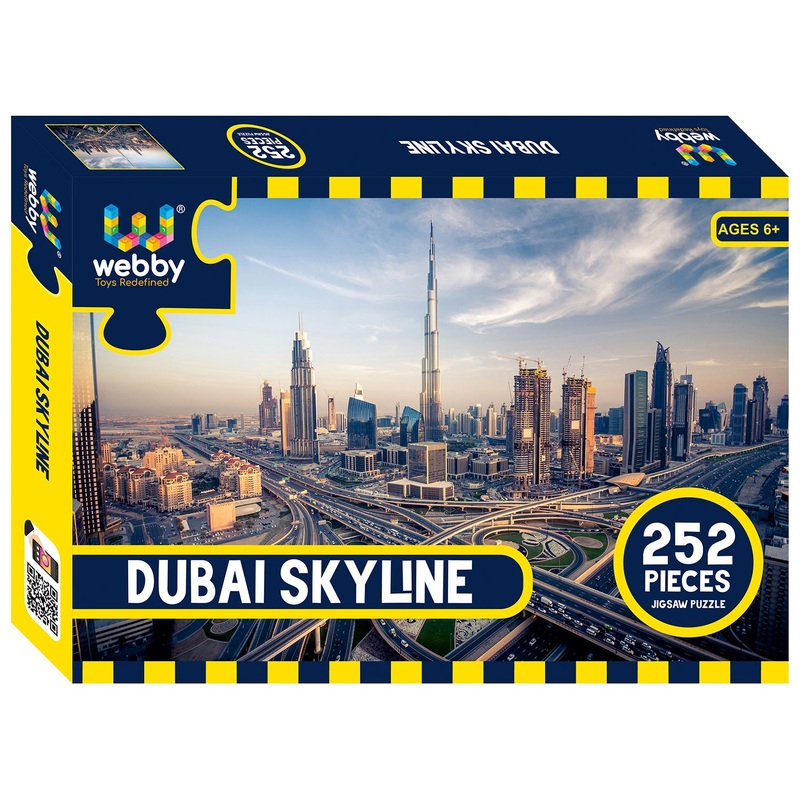 Webby Dubai Skyline Jigsaw Puzzle, 252 pieces