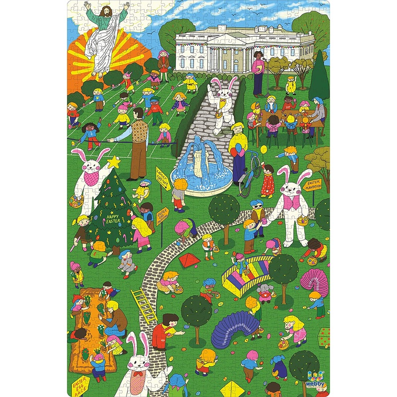Webby Easter Wooden Puzzle, 1000 Pieces