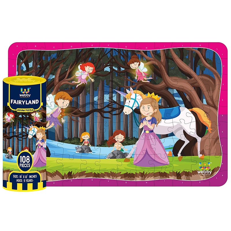Webby Fairyland Jigsaw Puzzle, 108 Pieces