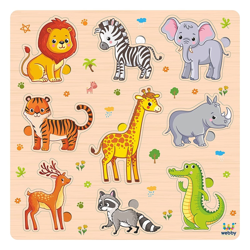 Webby 12x12 Wooden Board Finger Puzzle