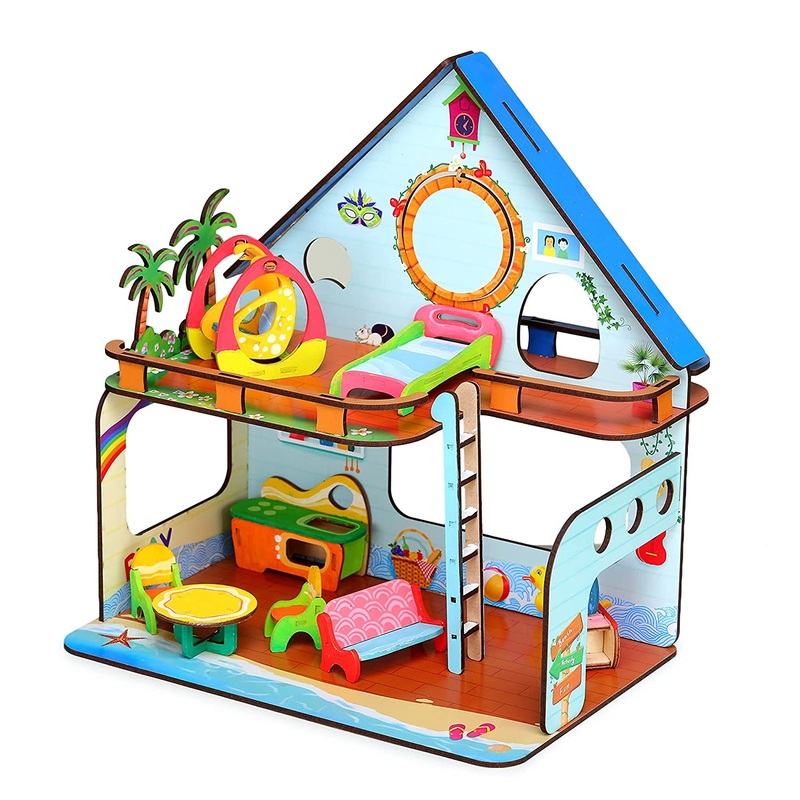 Webby Beachvilla The Weekend Escape Wooden Doll House