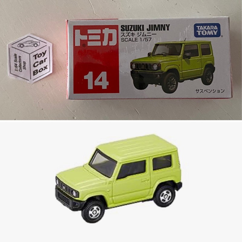 TOMICA Regular #14 - Suzuki Jimny JB64 (Green - 1/57 Scale - Boxed) F00