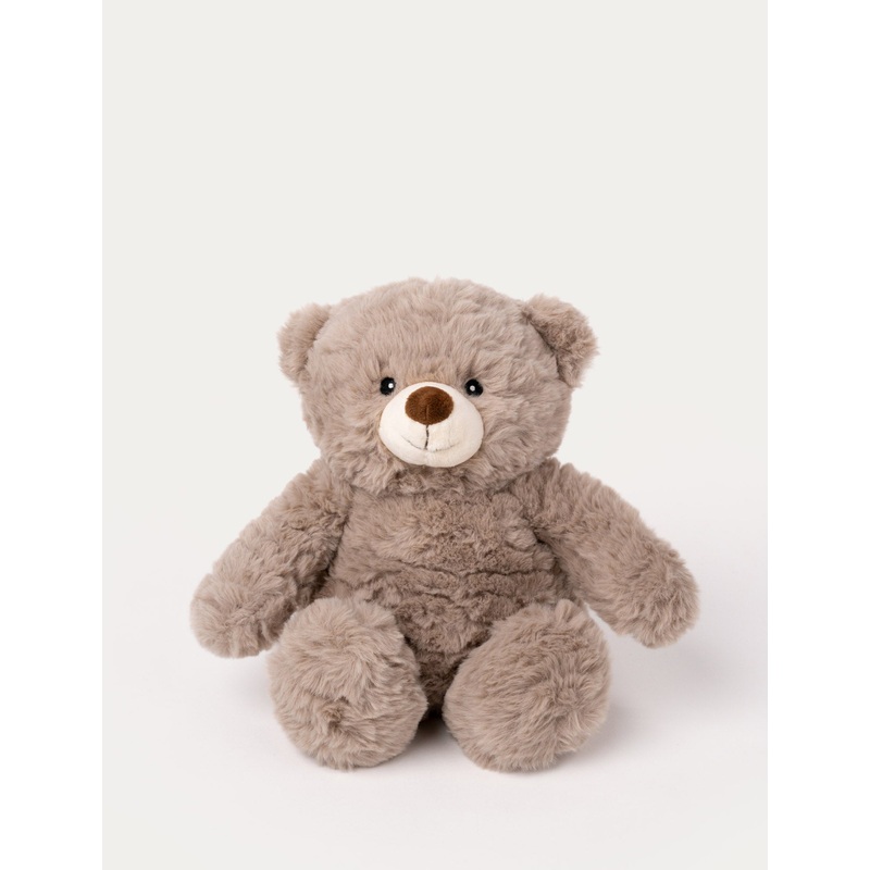 Heatable Stuffed Animal, Teddy Bear with Wavy Fur