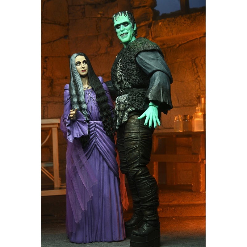 Rob Zombies The Munsters - Ultimate Herman & Lily Munster 7" Scale Action Figures Bundle
