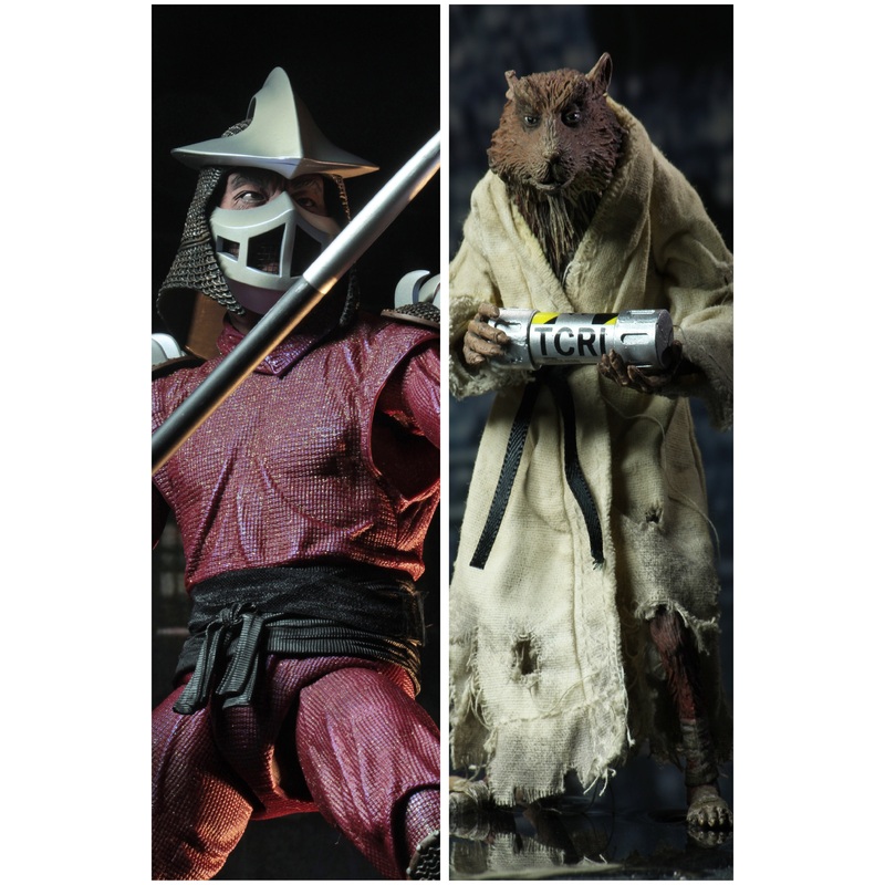 Teenage Mutant Ninja Turtles (1990 Movie) - Shredder & Splinter 7" Scale Action Figure 2-Pack
