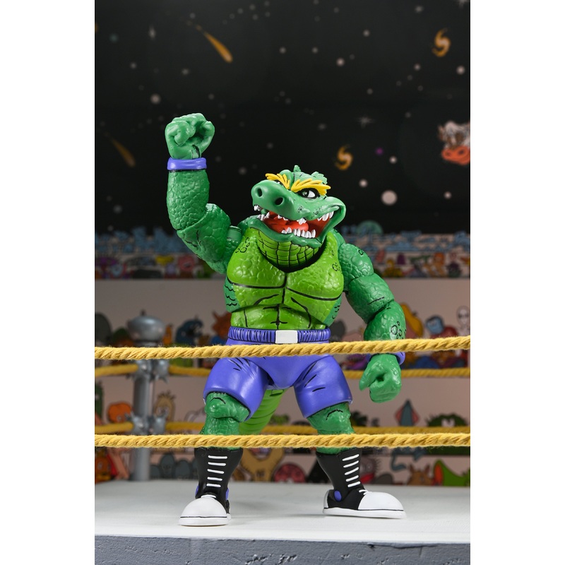 Teenage Mutant Ninja Turtles (Archie Comics) - Stump Wrestling Leatherhead 7 Scale Action Figure