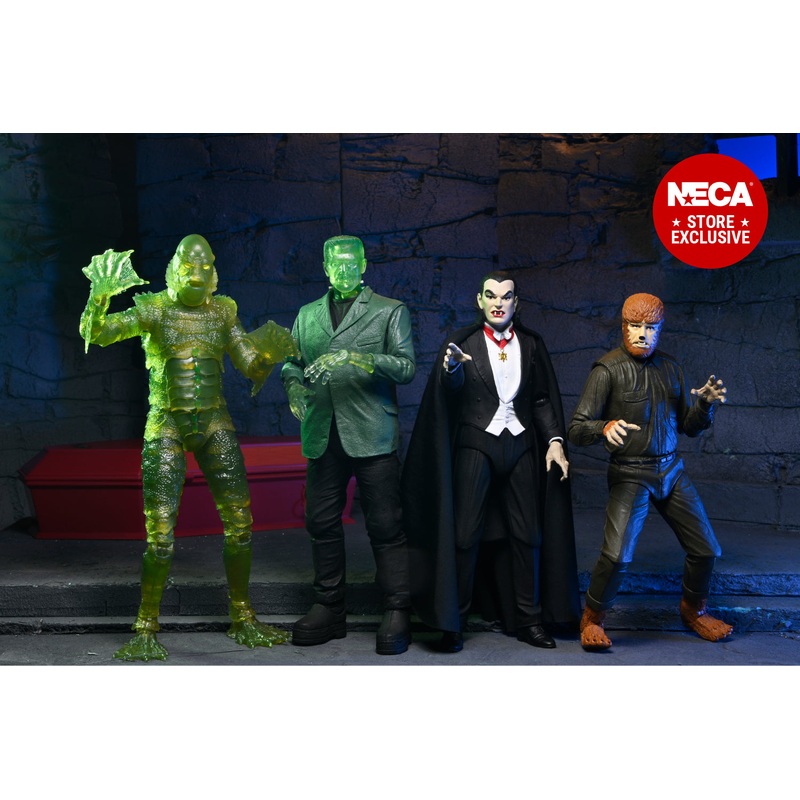 Universal Monsters - Crypt Club 7 Scale Action Figure 4-Pack
