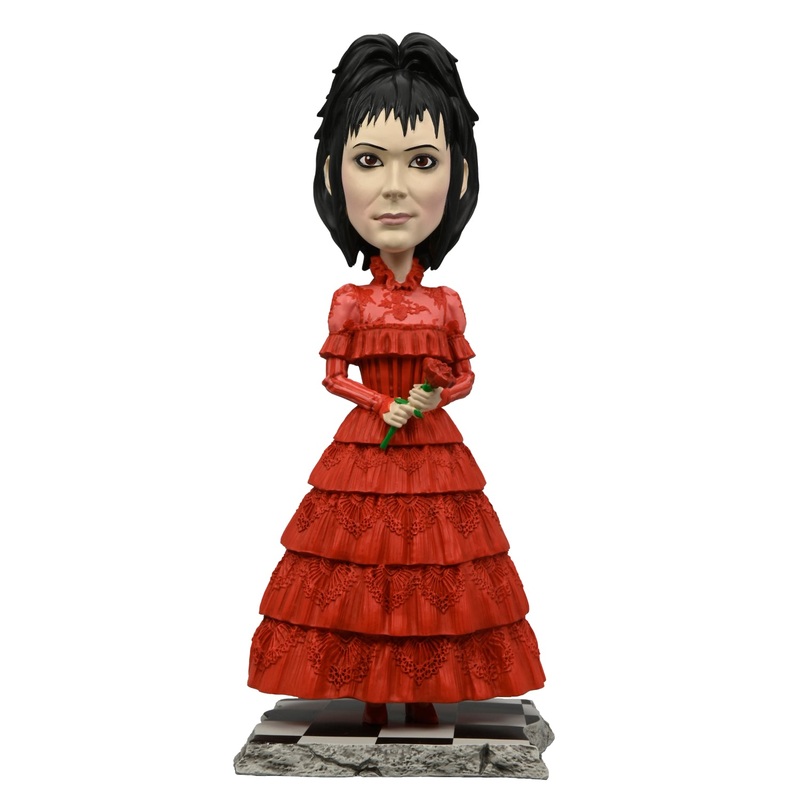 Beetlejuice Beetlejuice Lydia Deetz in Red Wedding Dress Head Knocker