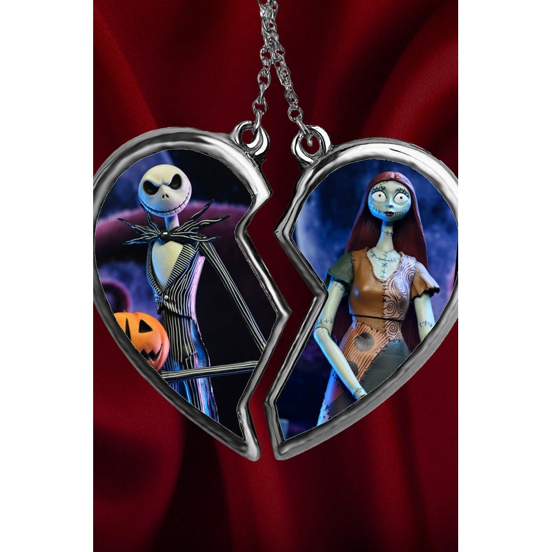 Disney Tim Burtons The Nightmare Before Christmas - Ultimate Jack & Sally 7 Scale Action Figures Bundle